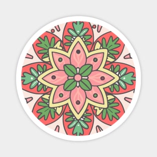 Flower design-pink Magnet